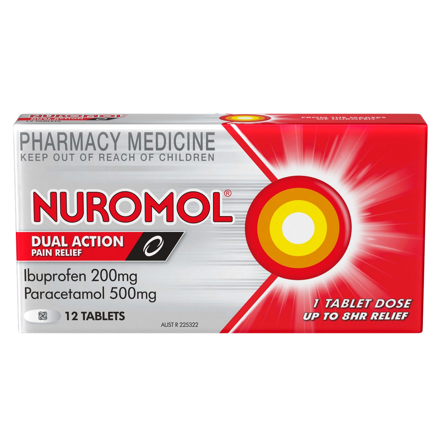 Nuromol Paracetamol + Ibuprofen Tablets 12