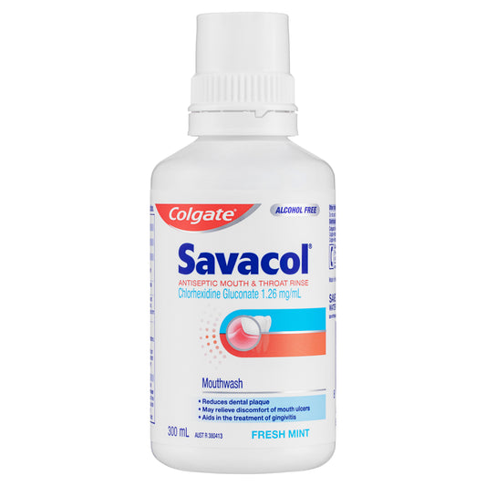 Savacol Mouth Rinse Fresh Mint 300ml