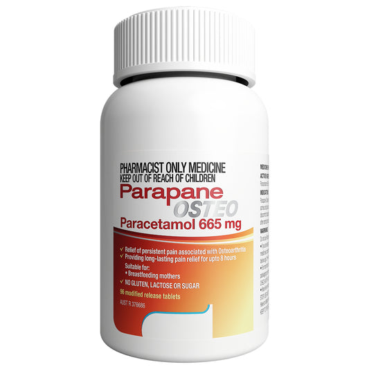 Parapane Osteo Paracetamol 665mg Modified Release Tablets 96 (Bottle)