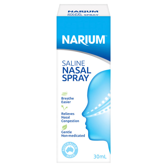Hamilton Narium Saline Nasal Spray 30mL