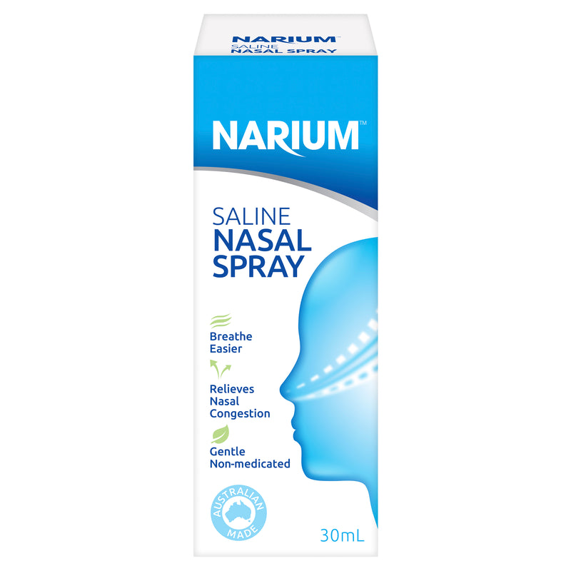 Hamilton Narium Saline Nasal Spray 30mL