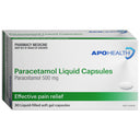 APOHEALTH Paracetamol 500mg Soft Gel Capsules 30