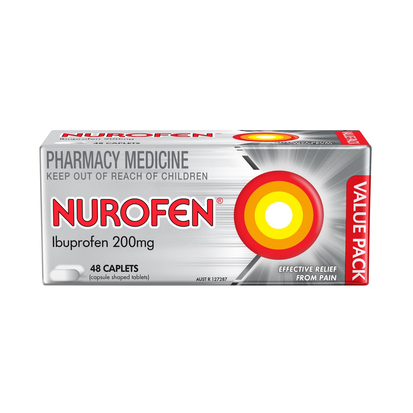 Nurofen Ibuprofen 200mg Caplets 48