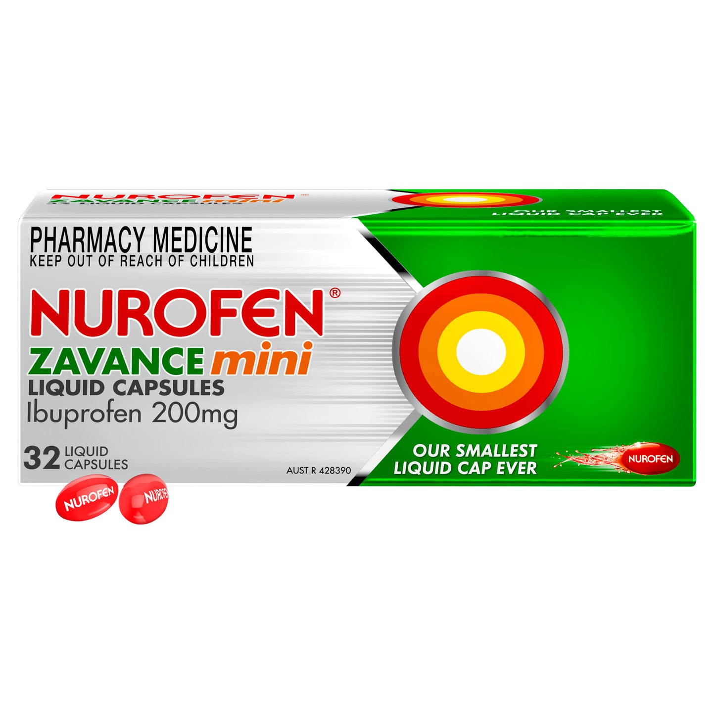Nurofen Zavance Mini Liquid Capsules 32