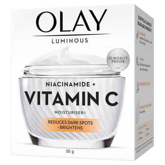 Olay Luminous Niacinamide + Vitamin C Moisturiser 50g