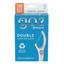GO2 Dentagenie Double Floss Picks Mint 100pk x6