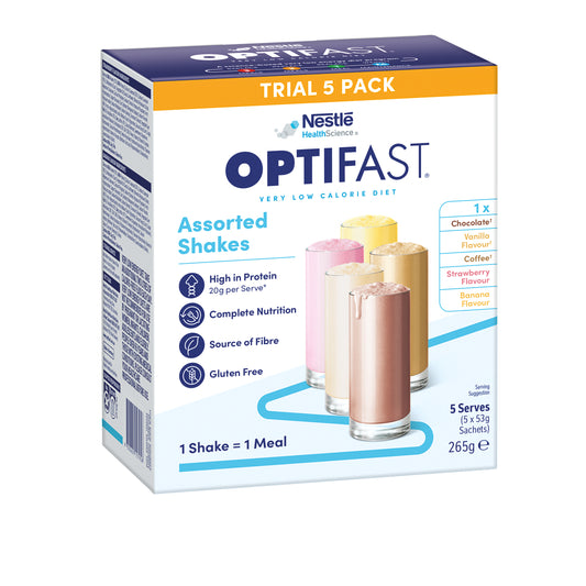 Optifast VLCD Assorted Shakes 53g 5 Pack