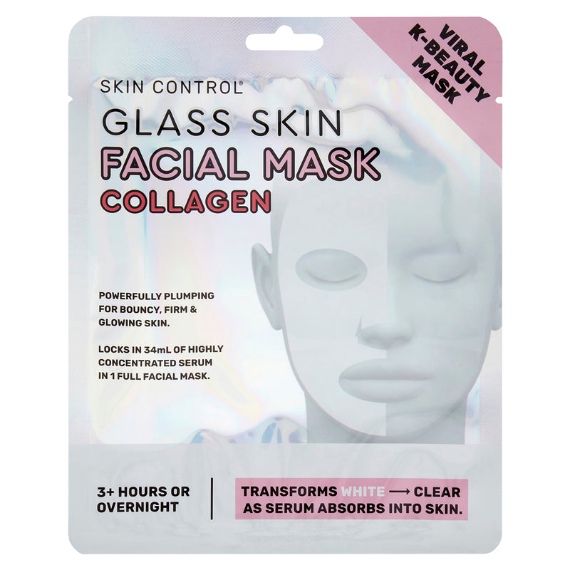 Skin Control Glass Face Mask Collagen 12 Pack