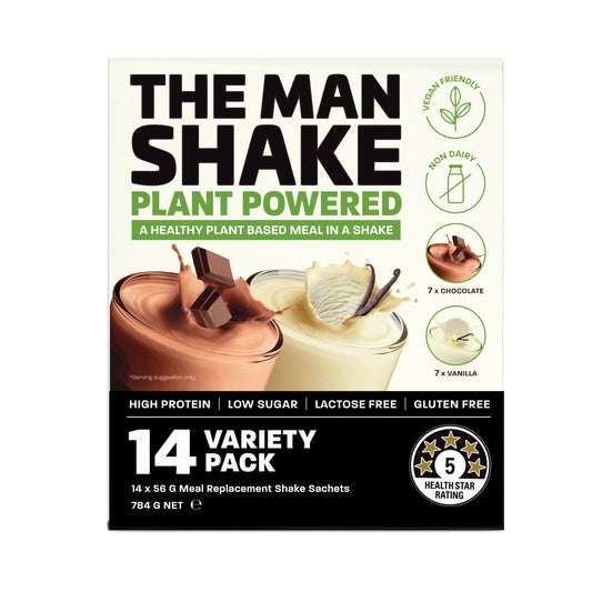 The Man Shake Plant Powder Variety 14 Pack