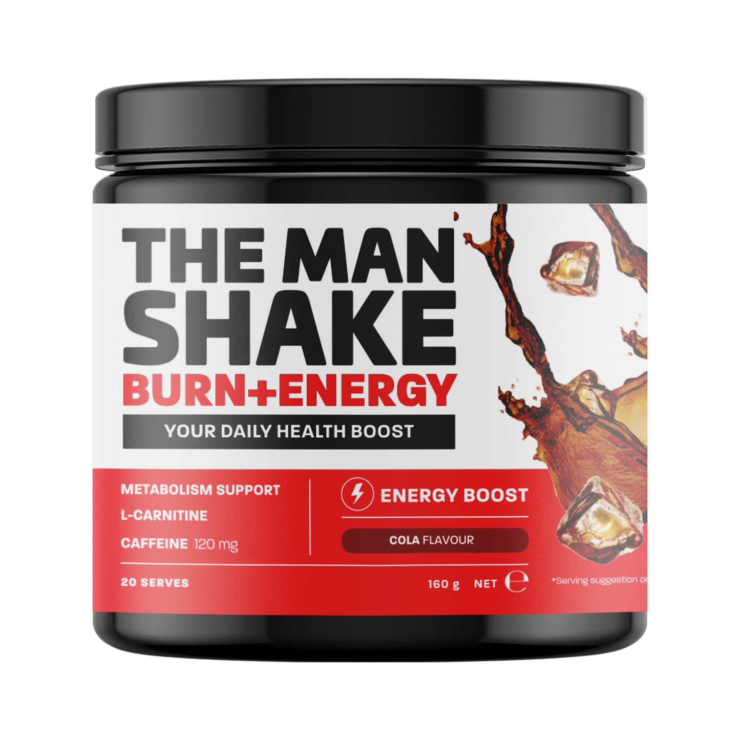 The Man Shake Burn + Energy Cola 160g