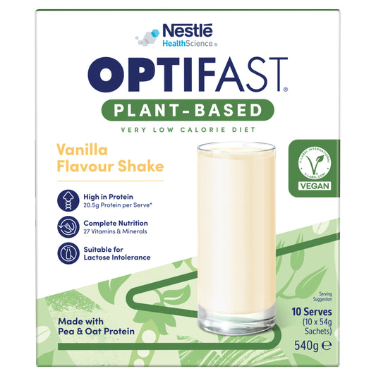 Optifast VLCD Plant-Based Vanilla Shake 54g 10 Pack