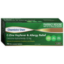 Chemists' Own Cetirizine Hayfever & Allergy 10mg Tablets 70