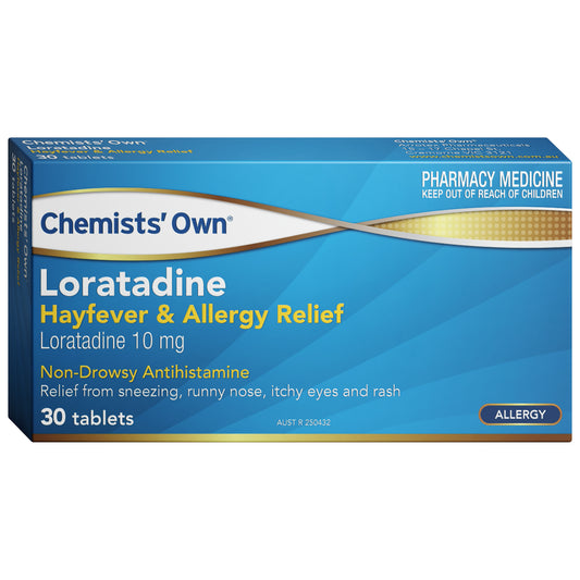 Chemist Own Loratadine Hayfever 10mg Tablets 30
