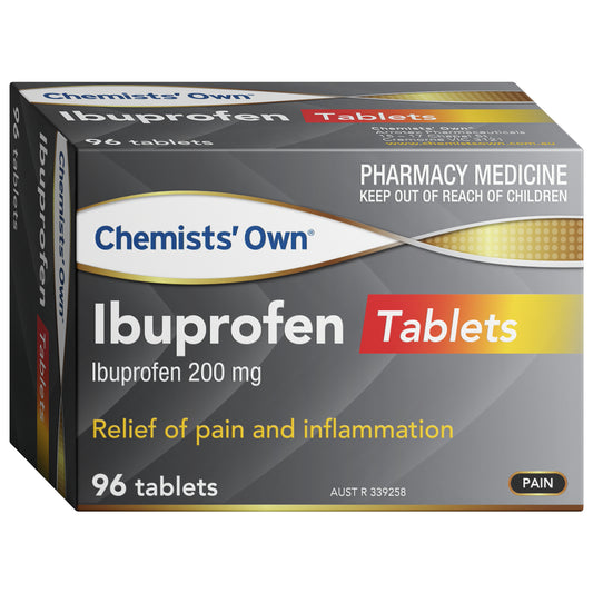 Chemist’s Own Ibuprofen 200mg Tablets 96