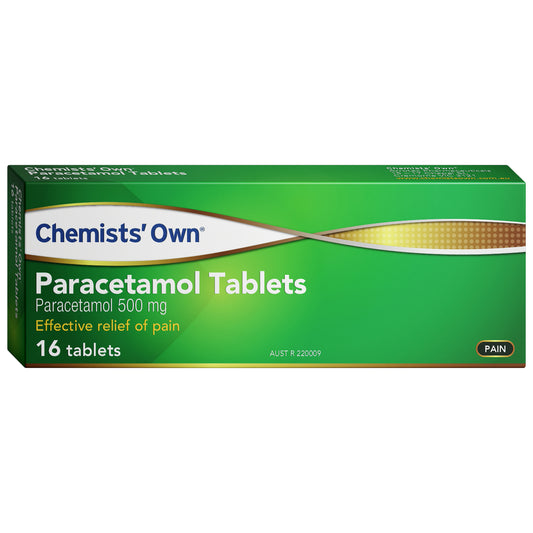 Chemist’s Own Paracetamol 500mg Tablets 16