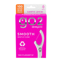 GO2 Dentagenie Smooth Floss Picks Mint 100pk x6