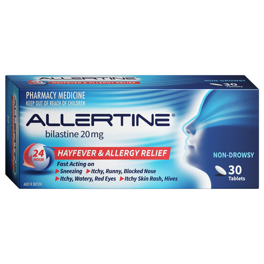 Allertine Bilastine 20mg Tablets 30