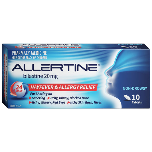 Allertine Bilastine 20mg Tablets 10