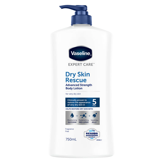 Vaseline Intensive Care Dry Skin Rescue Body Lotion 750mL