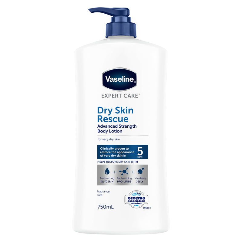 Vaseline Intensive Care Dry Skin Rescue Body Lotion 750mL