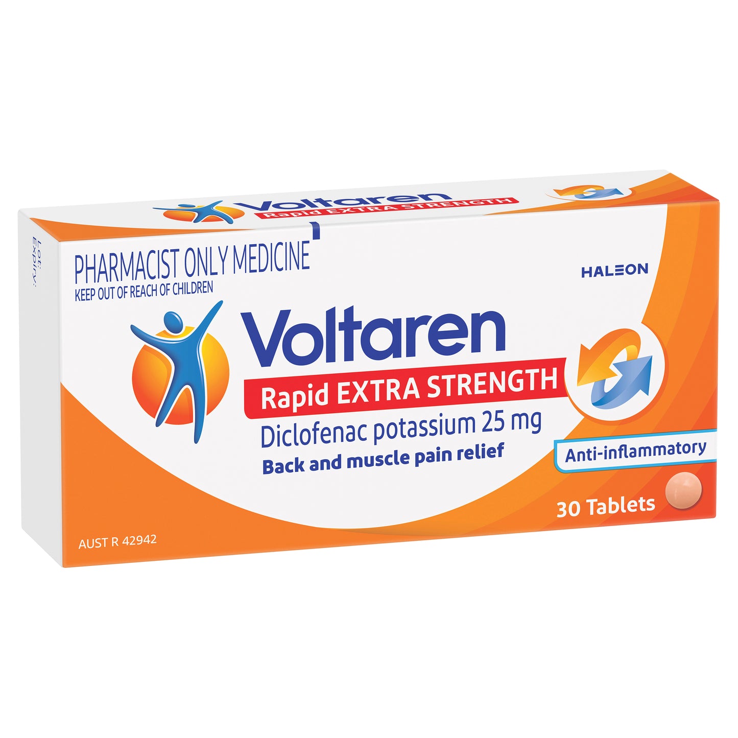 Voltaren Rapid Diclofenac 25mg Tablets 30