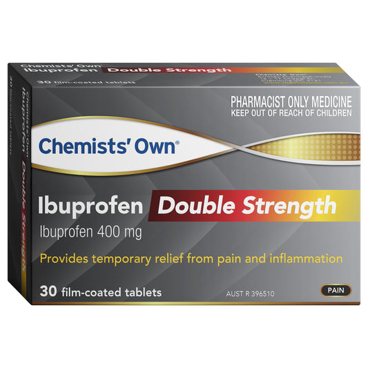 Chemist’s Own Double Strength Ibuprofen 400mg Tablets 30