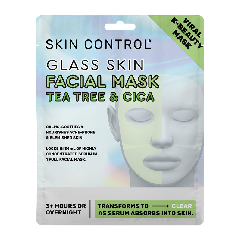 Skin Control Glass Face Mask Tea Tree (Carton of 12)