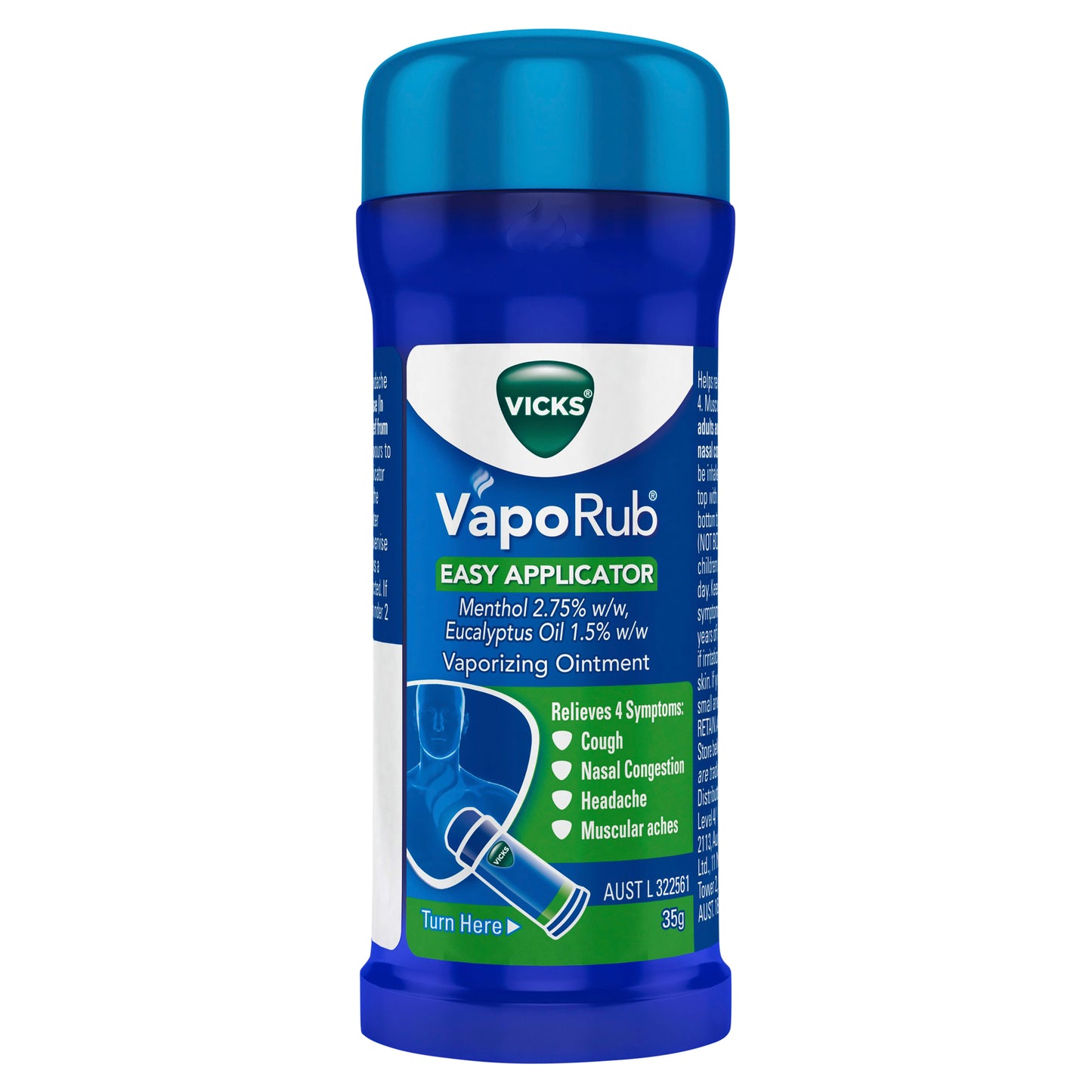Vicks VapoRub Easy Applicator Ointment 35g