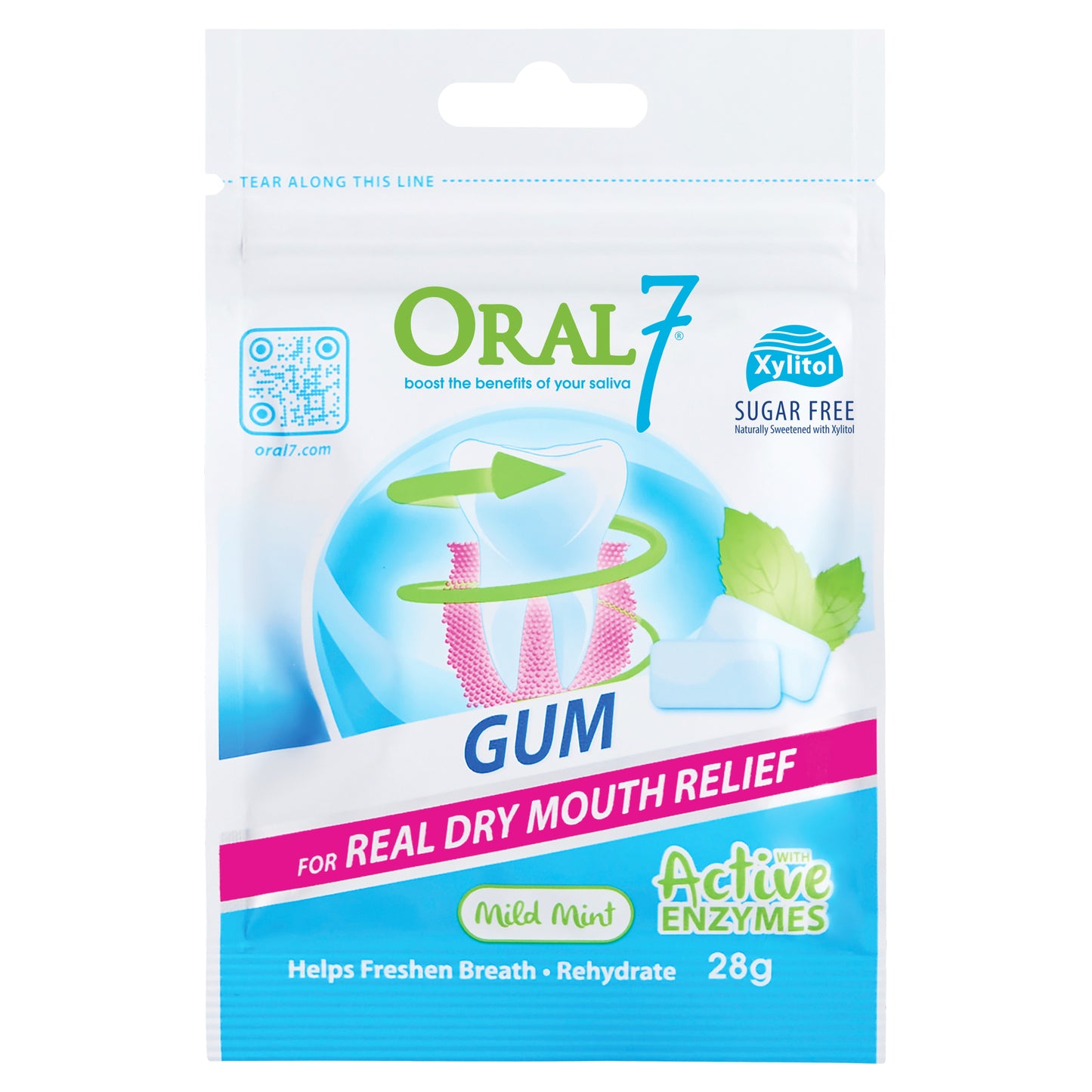 Oral 7 Dry Mouth Gum 20pk