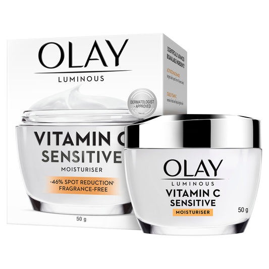 Olay Luminous Vitamin C Sensitive Brightening Moisturiser 50g