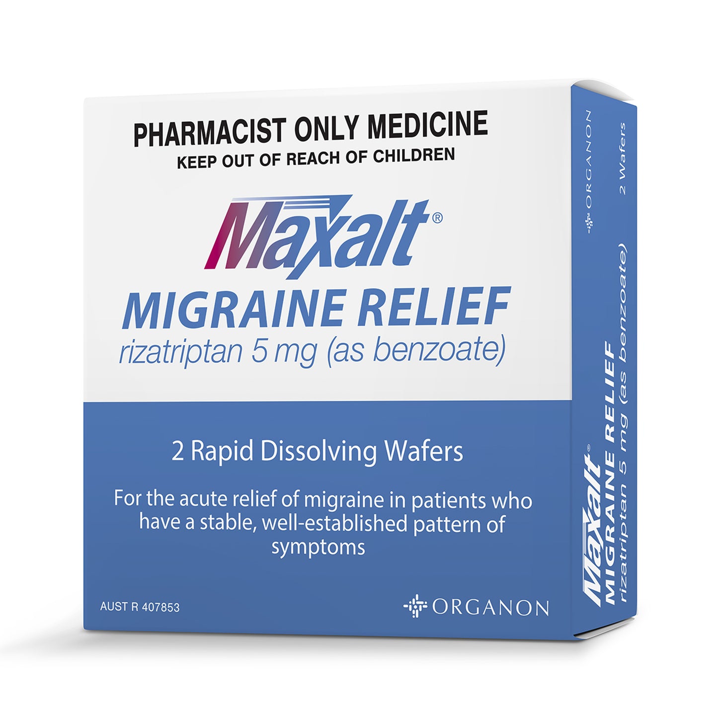 Maxalt Migraine Relief (Rizatriptan 5mg) Tablets 2  (S3)