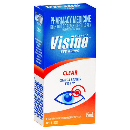 Visine Eye Drops Clear 15mL S2