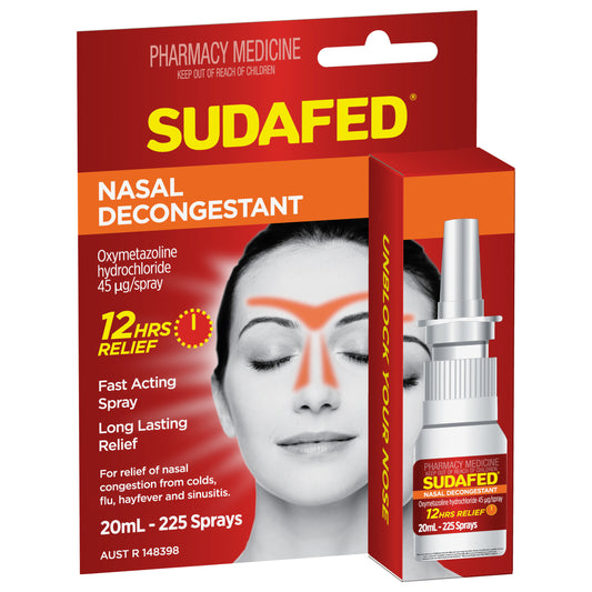 Sudafed Nasal Spray Pump 20mL