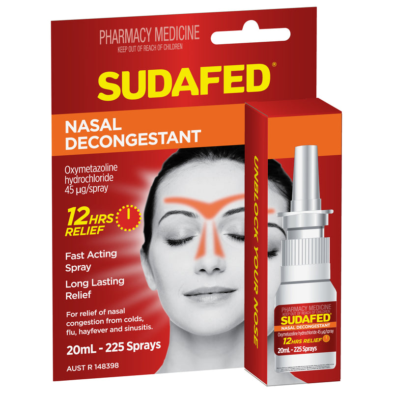 Sudafed Nasal Spray Pump 20mL