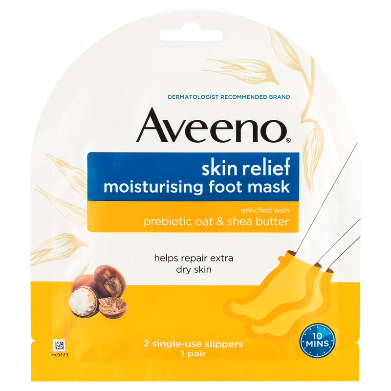 Aveeno Skin Relief Foot Mask 6 Pack