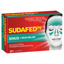 Sudafed PE Sinus Pain Tablets 48