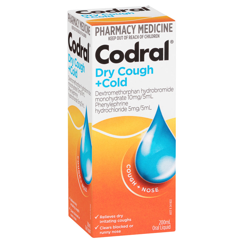 Codral Dry Cough & ColdLiquid 200mL