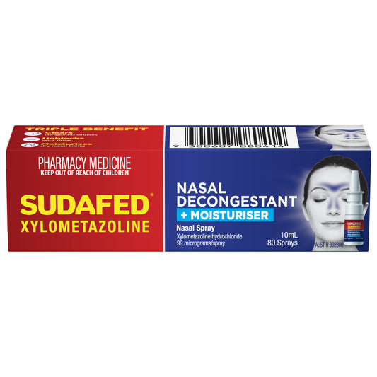 Sudafed Xylometazoline Nasal Spray Pump 10mL