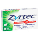 Zyrtec Cetirizine 10mg Tablets 10