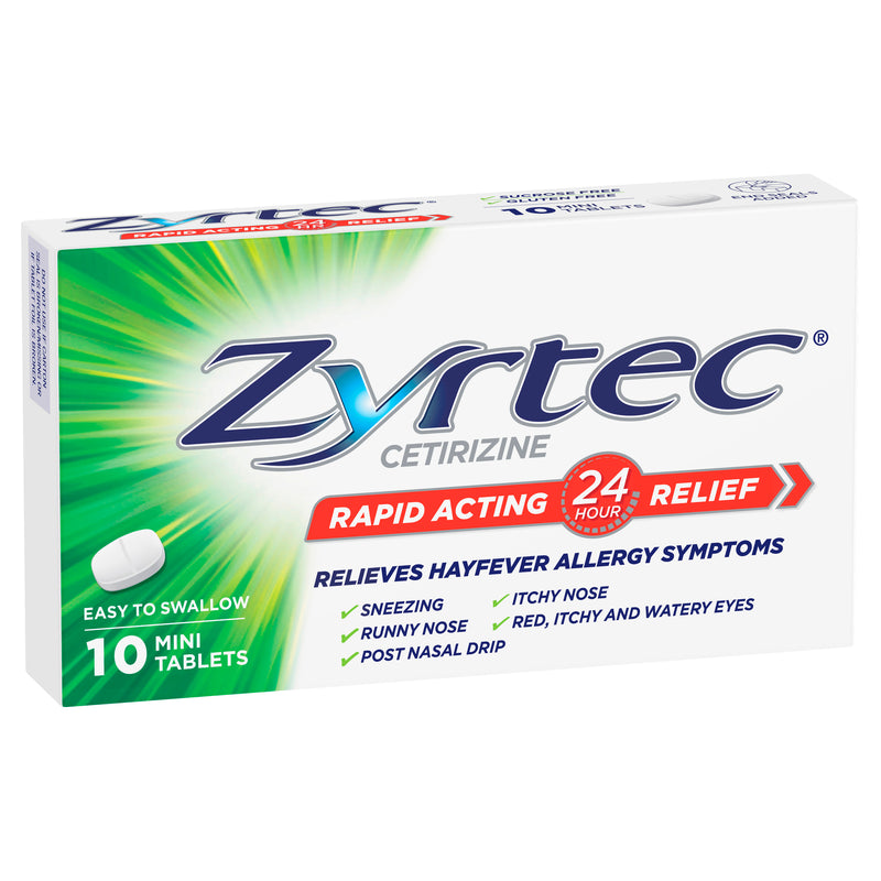 Zyrtec Cetirizine 10mg Tablets 10