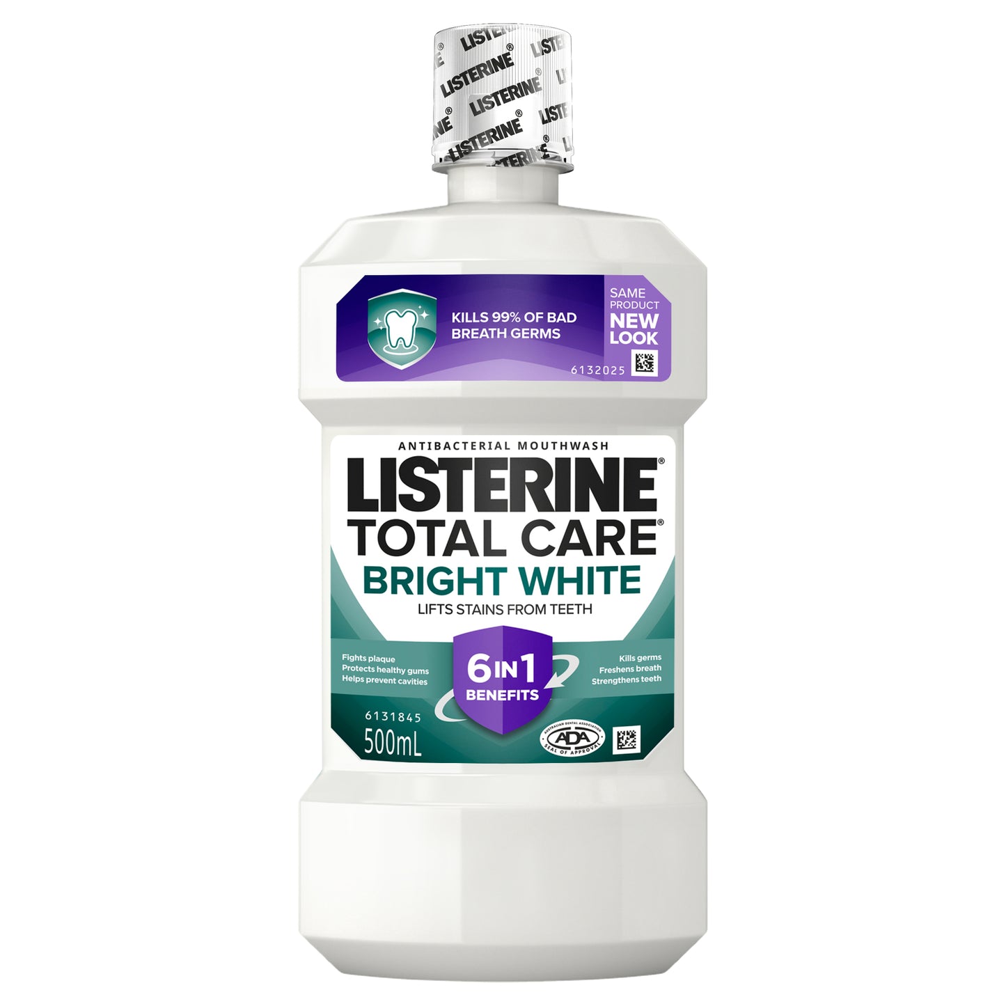 Listerine Bright White Mouthwash 500ml