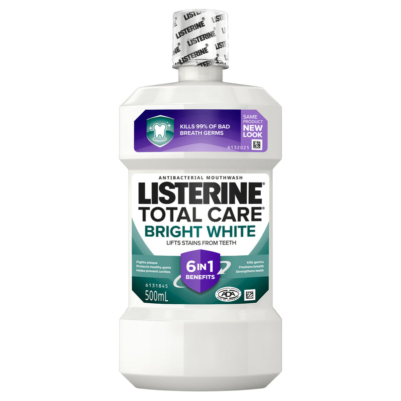 Listerine Bright White Mouthwash 500ml
