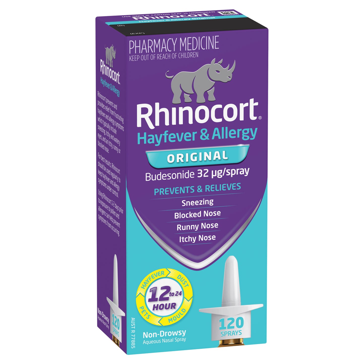 Rhinocort Hayfever Nasal Spray 32mcg 120 Doses
