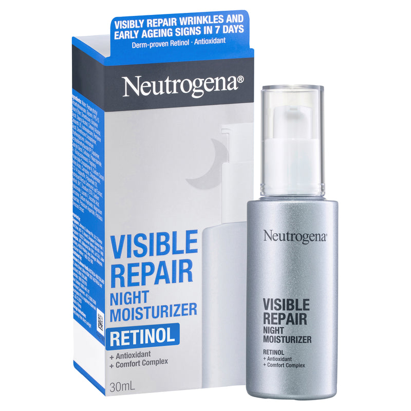 Neutrogena Visible Repair Retinol Night Moisturiser 30mL