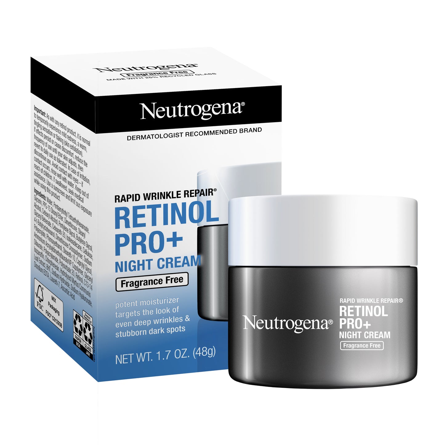 Neutrogena Rapid Wrinkle Repair Pro+ Retinol Night Cream 48g