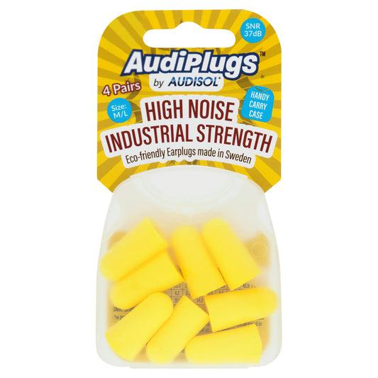 Audiplugs High Noise 4 Pair Single