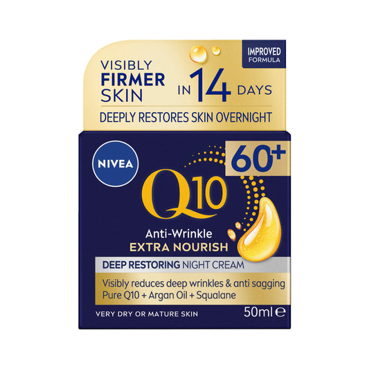 NIVEA Q10 Anti-Wrinkle + Firming Night Care Nourish 50mL