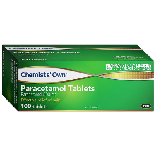 Chemist’s Own Paracetamol 500mg Tablets 100