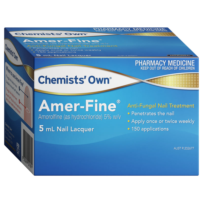 Chemists’ Own Amorolfine Fine Antifungal Nail Treatment 5mL