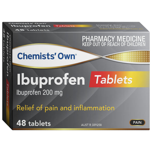 Chemist's Own Brand Ibuprofen 200mg Tablets 48